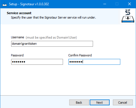Setup: Service Account